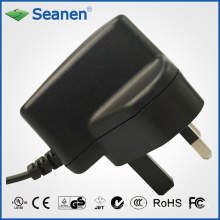 5watt/5W Power Adapter with UK Pin for Mobile Device, Set-Top-Box, Printer, ADSL, Audio & Video or Household Appliance